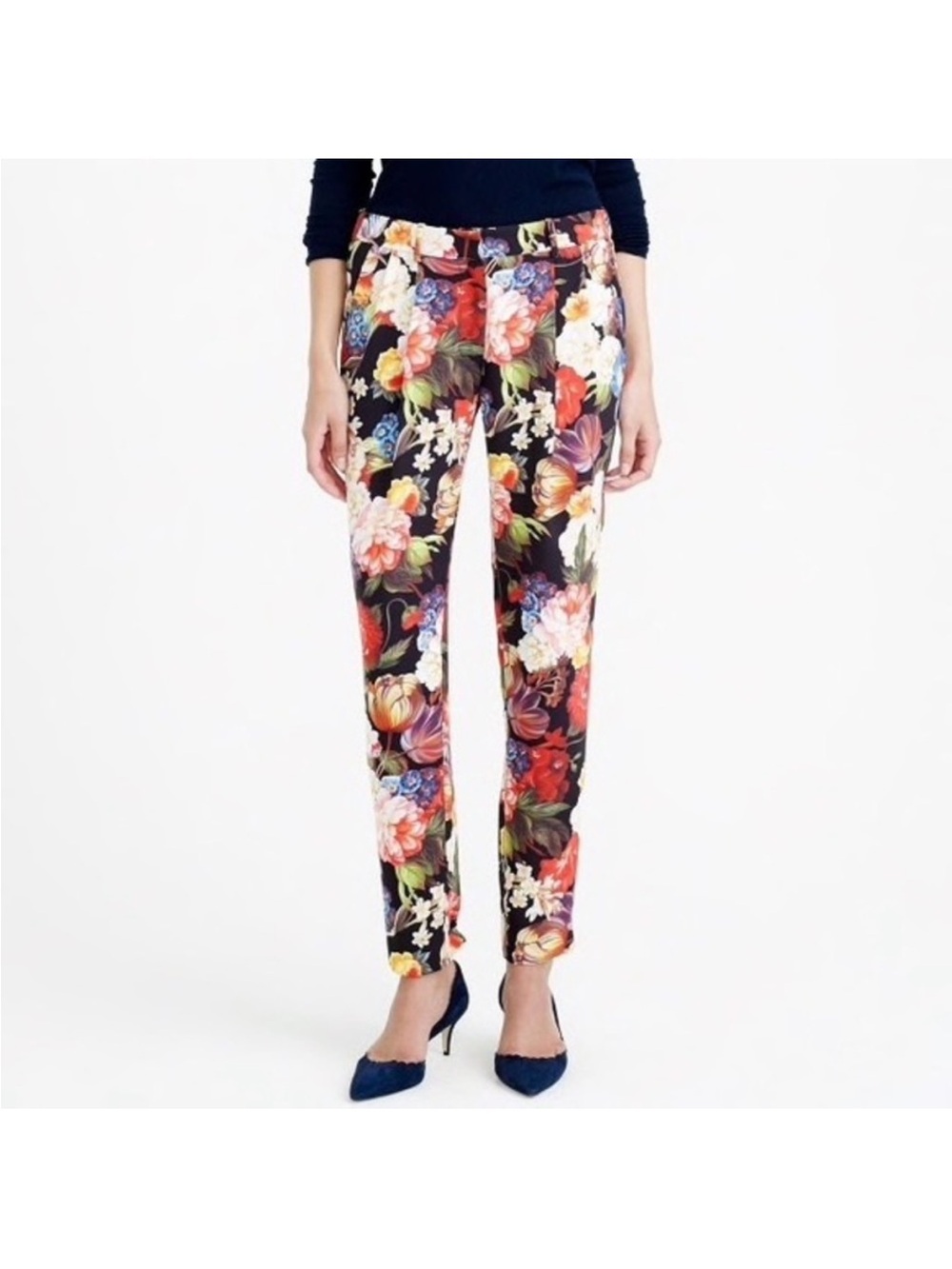 J. Crew Collection Dutch Floral Pants 2